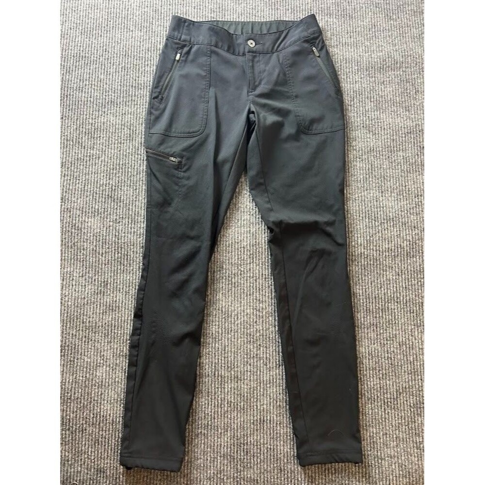 Columbia Sportswear Cargo Pants Womens 4/36 Slim Black Stretch Hiking